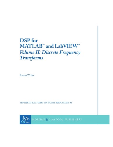 Cover for DSP for MATLAB and LabVIEW