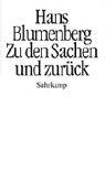 Cover for Zu den Sachen und zurück.