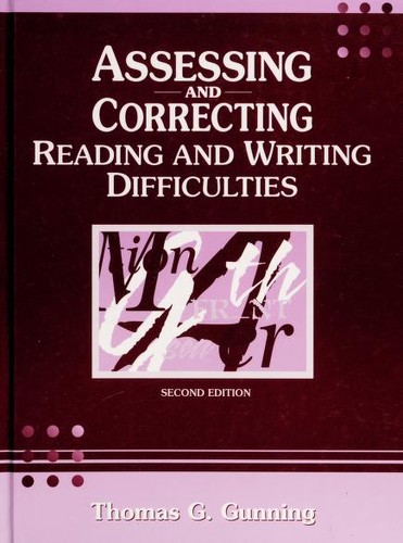 Cover for Assessing and correcting reading and writing difficulties