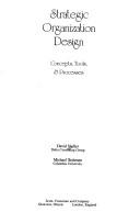 Cover for Strategic organization design