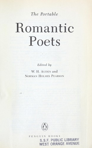 Cover for Romantic poets