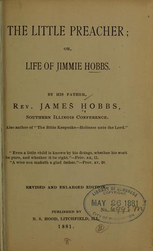 Cover for The little preacher