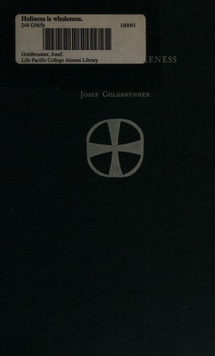 Cover for Holiness is wholeness