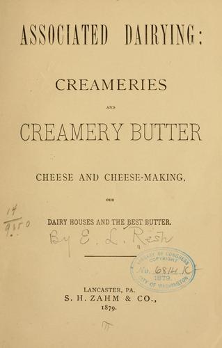 Cover for Associated dairying