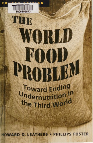 Cover for The world food problem