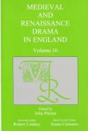 Cover for Medieval and Renaissance Drama in England