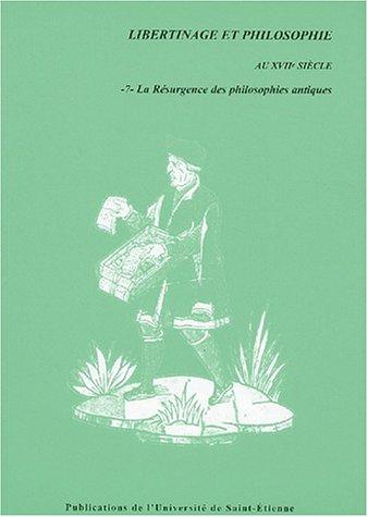 Cover for Libertinage et philosophie nø7