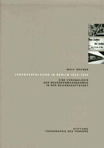 Cover for Judenverfolgung in Berlin 1933-1945