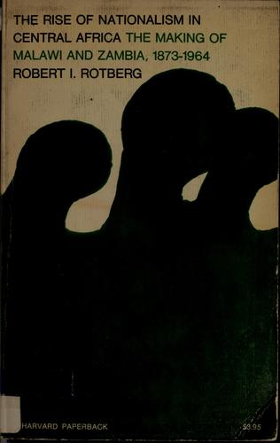 Cover for The rise of nationalism in Central Africa