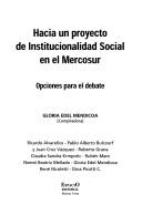 Cover for Hacia un proyecto de institucionalidad social en el MERCOSUR