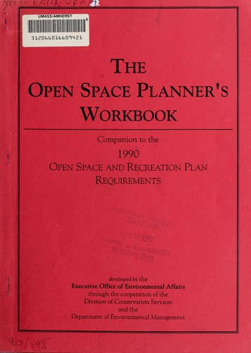 Cover for The Open space planner's workbook