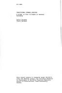 Cover for Traditional Tswana housing