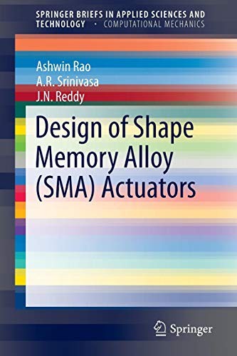 Cover for Design of Shape Memory Alloy  Actuators