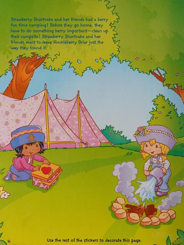 Cover for Strawberry Shortcake goes camping