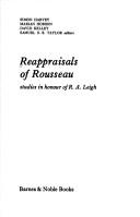 Cover for Reappraisals of Rousseau