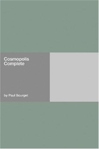 Cover for Cosmopolis  Complete
