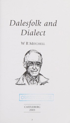 Cover for Dalesfolk & Dialect