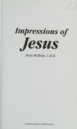 Cover for Impressions of Jesus