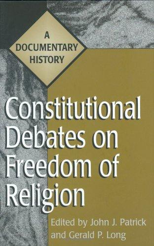 Cover for Constitutional debates on freedom of religion