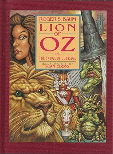 Cover for The Lion of Oz and the badge of courage