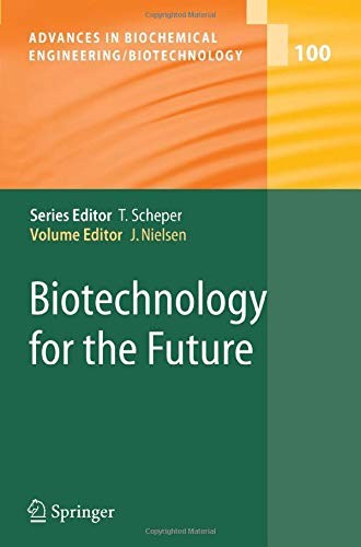 Cover for Biotechnology for the Future