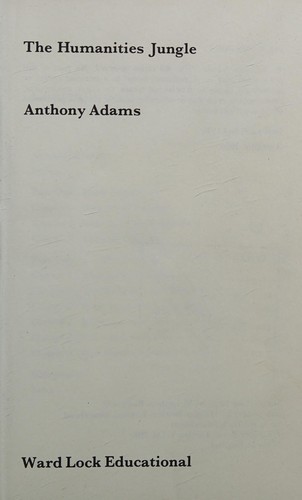 Cover for The humanities jungle