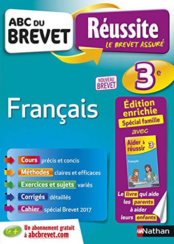 Cover for ABC du Brevet Réussite Famille Français 3E