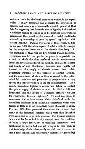 Cover for Electric Lamps and Electric Lighting: A Course of Four Lectures on Electric Illumination ...