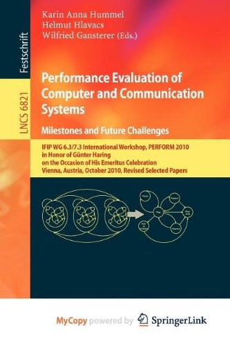 Cover for Performance Evaluation of Computer and Communication Systems. Milestones and Future Challenges