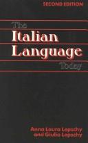Cover for The Italian language today