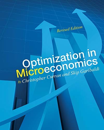 Cover for Optimization in Microeconomics