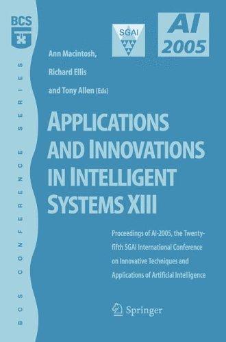 Cover for Applications and Innovations in Intelligent Systems XIII
