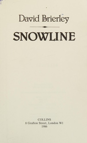 Cover for Snowline