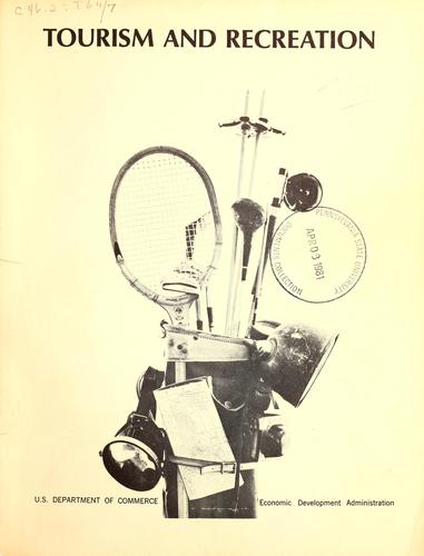 Cover for Tourism and recreation