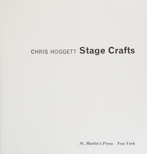 Cover for Stage crafts