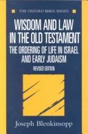 Cover for Wisdom and law in the Old Testament