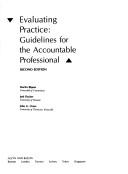 Cover for Evaluating practice