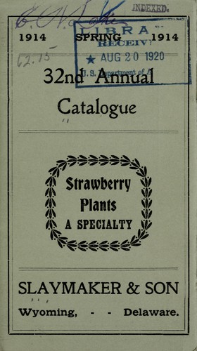 Cover for 32nd annual catalogue
