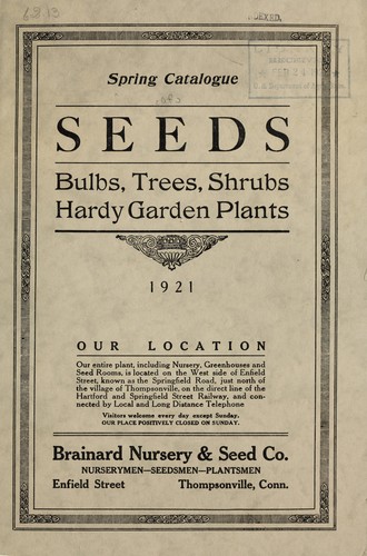 Cover for Spring catalogue