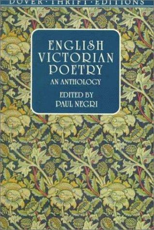 Cover for English Victorian poetry
