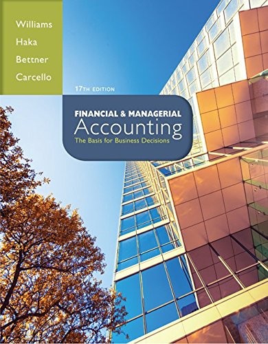 Cover for Financial & Managerial Accounting with Connect Access Card