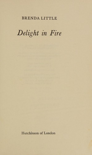 Cover for Delight In Fire