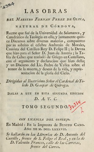Cover for Las obras