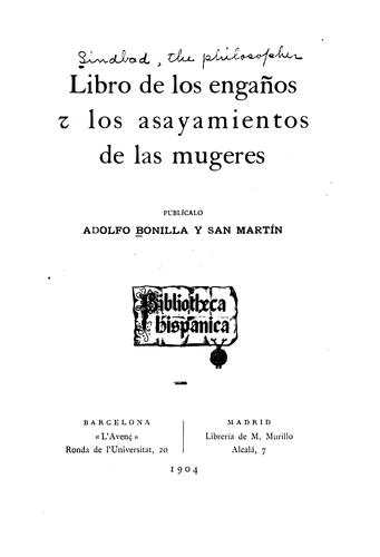 Cover for Libro de los engaños