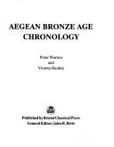 Cover for Aegean Bronze Age chronology
