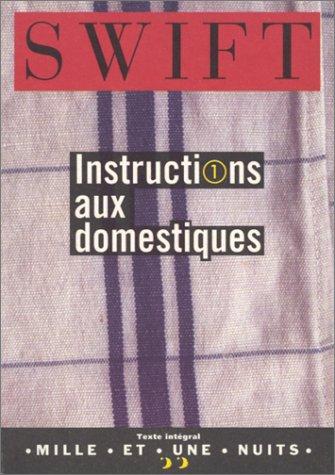 Cover for Instructions aux domestiques