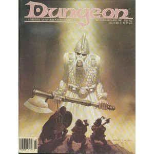 Cover for Dungeon Adventures Magazine, No. 20/November, December 1989