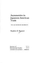 Cover for Asymmetries in Japanese-American trade