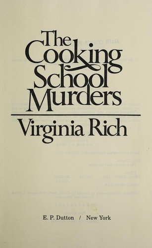 Cover for The cooking school murders
