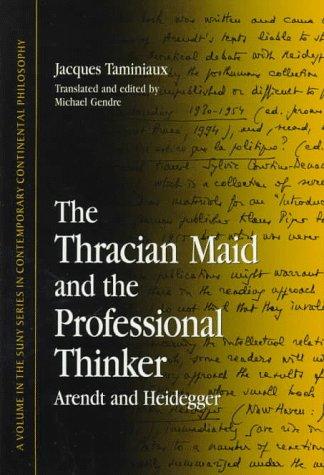 Cover for The Thracian Maid and the Professional Thinker